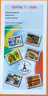 Brochure Brazil Edital 2005 07 Year Of Brazil In France Music Football Without Stamp - Briefe U. Dokumente