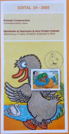 Brochure Brazil Edital 2005 24 Hans Christian Andersen Literature Writer Art Without Stamp - Briefe U. Dokumente