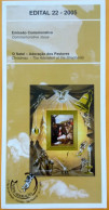 Brochure Brazil Edital 2005 22 Christmas Adoration Of The Shepherds Religion Without Stamp - Covers & Documents