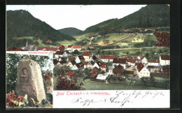 AK Bad Teinach, Scheffel Denkmal, Blick Von Der Scheffelhöhe  - Bad Teinach