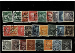 SVEZIA ,"Soggetti Diversi" ,serie Completa ,manca Il Nr. 122 ,solo 2 Pezzi MH ,qualita Buona - Used Stamps