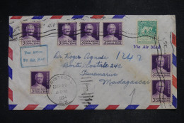 PANAMA - Lettre Par Avion Du Panama Pour Madagascar - 1954 - A 2783 - Panama