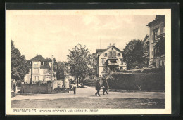 AK Badenweiler, Pension Roseneck Und Kurhotel Saupe  - Badenweiler