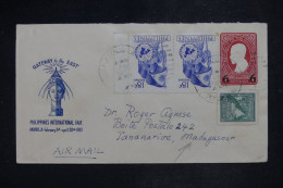 PHILIPPINES - Entier Avec Complément Pour Madagascar - 1953 - A 2790 - Filippine