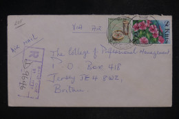 ST KITTS - Lettre Recommandé Pour Jersey - 1991 - A 2792 - St.Kitts And Nevis ( 1983-...)