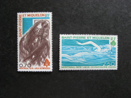 Saint Pierre Et Miquelon: TB Paire N° 450 Et N° 451, Neufs XX. - Ungebraucht