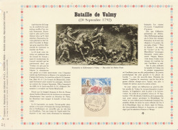 Feuillet PAC Bataille De Valmy - 71-31 - N° 51/1000 Exemplaires - 1970-1979