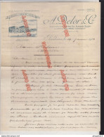 Fixe Lettre Illustrée Vin Alcool Grands Chaix De Tivoli Bordeaux  Maison Delor Et Cie 17 Janvier 1924. - Landbouw