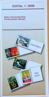 Brochure Brazil Edital 2006 01 Personalized Stamps Without Stamp - Cartas & Documentos