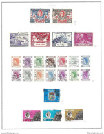 1946-66 HONG KONG - SG N° 169/221 50 Valori USATI - Andere & Zonder Classificatie