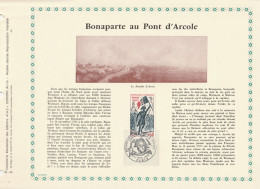 Feuillet PAC Bonaparte Au Pont D'Arcole - 72-33 - N° 1370/1500 Exemplaires - 1970-1979