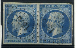 N 14A Ob PC1876 En Paire - 1853-1860 Napoleon III