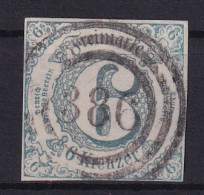 Ziffer 6 Kr. Mit Nummernstempel 386(= Viernheim) - Sonstige & Ohne Zuordnung