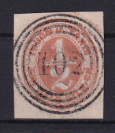 Ziffer ½ Sgr. Ganzsachenausschnitt Mit Nummernstempel 402 (= Berga) - Sonstige & Ohne Zuordnung