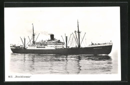 AK Handelsschiff M. S. Boschfontein Auf Hoher See  - Commerce