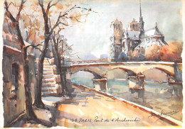 75-PARIS PONT DE L ARCHEVEQUE-N°3703-B/0265 - Bridges