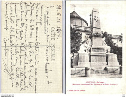 54 - Meurthe Et Moselle - Lunéville - Le Square (Monument Commémoratif Des Victimes Guerre (1870-71.) - Luneville