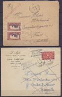 Tunisie - Lot De 4 Lettres De TUNIS & FERRYVILLE 1927, 1937, 1938 & 1948 Pour FERRYVILLE, WIEN & BRNO - Covers & Documents