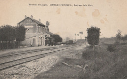 BE2023 - NEUILLY L'EVEQUE E HAUTE MARNE   INTERIEUR DE LA GARE   CPA  CIRCULEE RARE - Neuilly L'Eveque