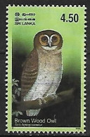 Sri Lanka - MNH ** 2003 :  Brown Wood Owl  -  Strix Leptogrammica - Búhos, Lechuza