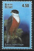 Sri Lanka - MNH ** 2003 :    Rufous-bellied Eagle   - Lophotriorchis Kienerii - Aquile & Rapaci Diurni