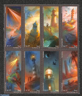 Brazil 2023 Lighthouses 8v [+++], Mint NH, Various - Lighthouses & Safety At Sea - Ungebraucht