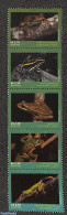 Brazil 2021 Frogs 5v [::::], Mint NH, Nature - Frogs & Toads - Reptiles - Ungebraucht