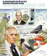 Djibouti 2020 Alexander Fleming S/s, Mint NH, Nature - Birds - Dschibuti (1977-...)