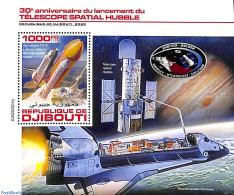 Djibouti 2020 Hubble S/s, Mint NH, Transport - Space Exploration - Djibouti (1977-...)