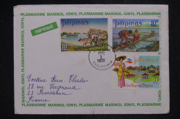 Philippines - Lettre Pub Pour La France - 1972 - A 2813 - Filippijnen