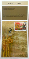 Brochure Brazil Edital 2007 13 Teofilo Ottoni Without Stamp - Storia Postale