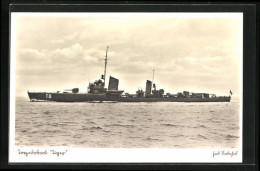 AK Torpedoboot Tiger Im Manöver  - Guerre