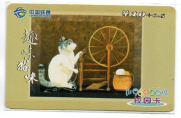 Chat Cat Télécarte Chine Phonecard  (K 224) - Katzen