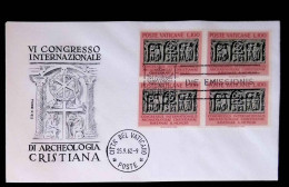 CL, FDC, Premier Jour, Cita Del Vaticano, Poste, 25.9.62, 1962, Die Emissionis, VI Congresso Di Archeologia Cristiana - FDC