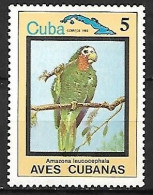 Cuba -MNH ** 1983 :     Cuban Amazon  -  Amazona Leucocephala - Perroquets & Tropicaux