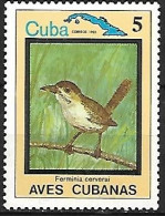 Cuba -MNH ** 1983 :   Zapata Wren  -  Ferminia Cerverai - Uccelli Canterini Ed Arboricoli