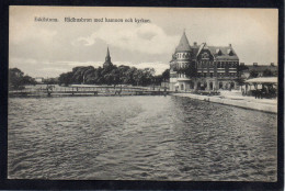 SUEDE - ESKILSTUNA - Radhusbron Med Hamnen Och Kyrkan - Schweden