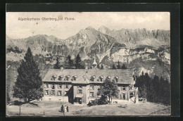 AK Flums, HotelAlpenkurhaus Oberberg Mit Alpen  - Flums