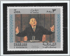 08	09 004		Émirats Arabes Unis - SHARJAH - De Gaulle (Général)