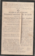 Oelegem, Viersel, 1916, Franciscus Van De Velde, Heyden - Religión & Esoterismo