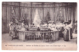 POUGUES LES EAUX - Intérieur Du Pavillon Des Sources Saint Léon Et Saint Léger (carte Animée) - Pougues Les Eaux