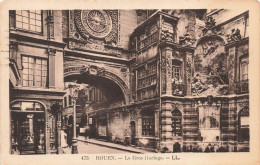 FRANCE - Rouen - Vue Sur Le Gros Horloge - L L  - Vue Générale - Sous L'horloge - Carte Postale Ancienne - Rouen