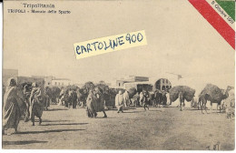 Colonie Italiane Colonia Italiana Tripolitania Tripoli Mercato Dello Sparto Animatissima Veduta ( F.piccolo) - Libya