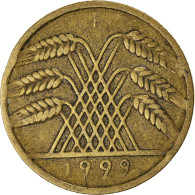 Monnaie, Allemagne, République De Weimar, 10 Reichspfennig, 1929 - 10 Rentenpfennig & 10 Reichspfennig