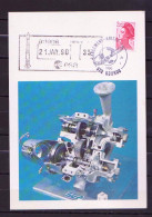 Espace 1990 01 21 - ESA - Ariane V35 - Turbopompe HM7 - Carte N°8 - Europa