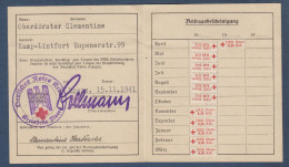 Allemagne - Carte Croix Rouge Allemande  1941 - Documentos