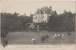 EVAUX-LES-BAINS - Château De Budelle, Vue De La Prairie. - Evaux Les Bains