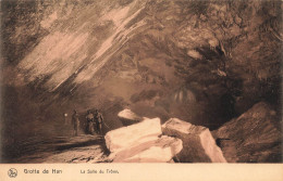 BELGIQUE - Grotte De Han - La Salle Du Trône - Animé - Carte Postale Ancienne - Rochefort