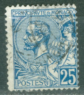 Monaco   25  Ob  B/TB   - Used Stamps