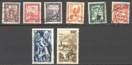 Sarre 255/262 Ob  B/TB - Used Stamps